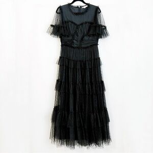 Ivy City Co Black Whimsical Dress